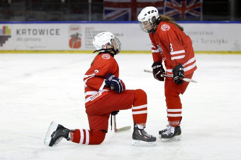 Ice Hockey. U18 Women's World Championship. Poland - Great Britain. 11.01.2017