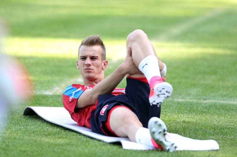 Football. Czech Republic. Training. 15.06.2017