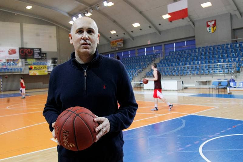 Basketball. MKS Dabrowa Gornicza. Press Conference. 08.12.2015
