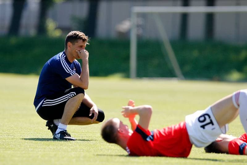Football. Gornik Zabrze. Training. 21.06.2017