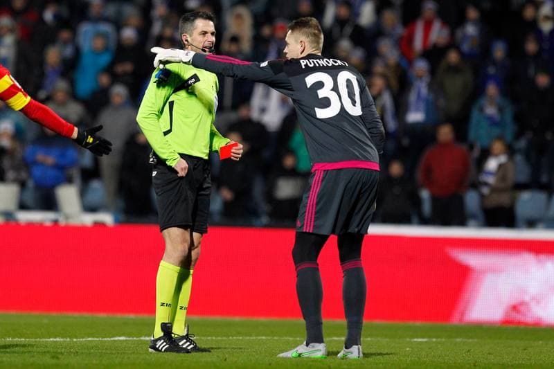 Football. T-Mobile Ekstraklasa. Ruch Chorzow - Jagiellonia Bialystok. 09.11.2014