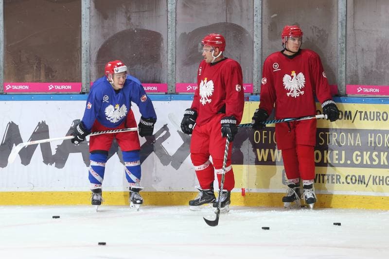 Ice Hockey. Poland national team. Training. 27.09.2017