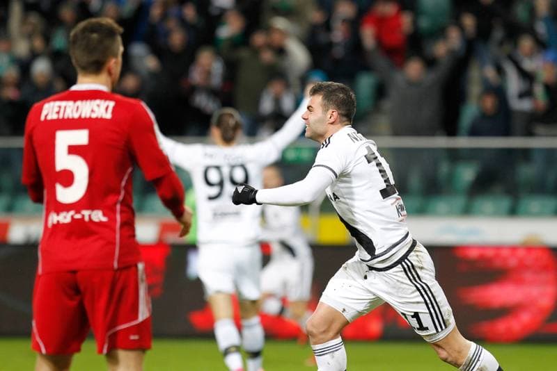 Football. PKO BP Ekstraklasa. Legia Warsaw - Piast Gliwice. 13.12.2015