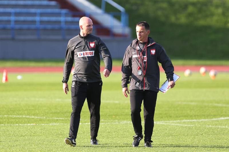 Football. Poland U19. Training. 02.10.2017