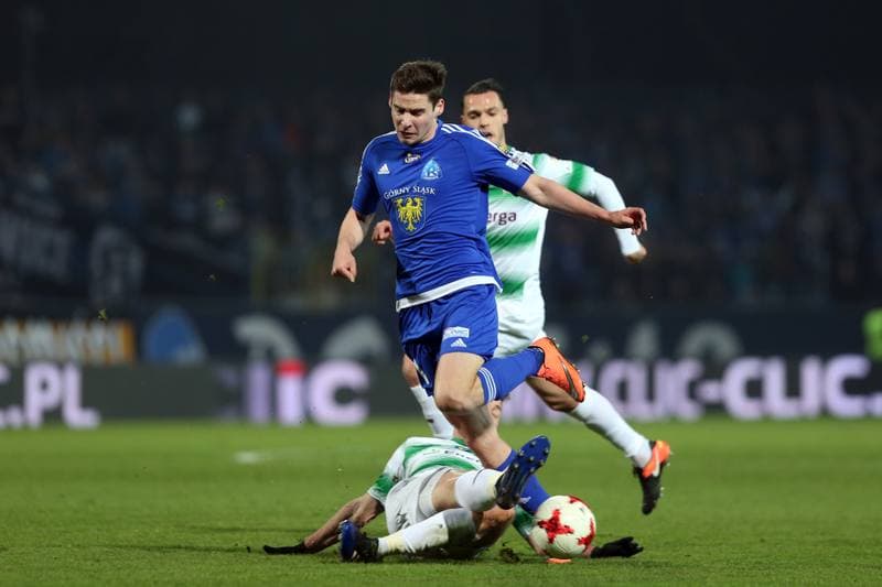 Football. Lotto Ekstraklasa. Ruch Chorzow - Lechia Gdansk. 11.03.2017