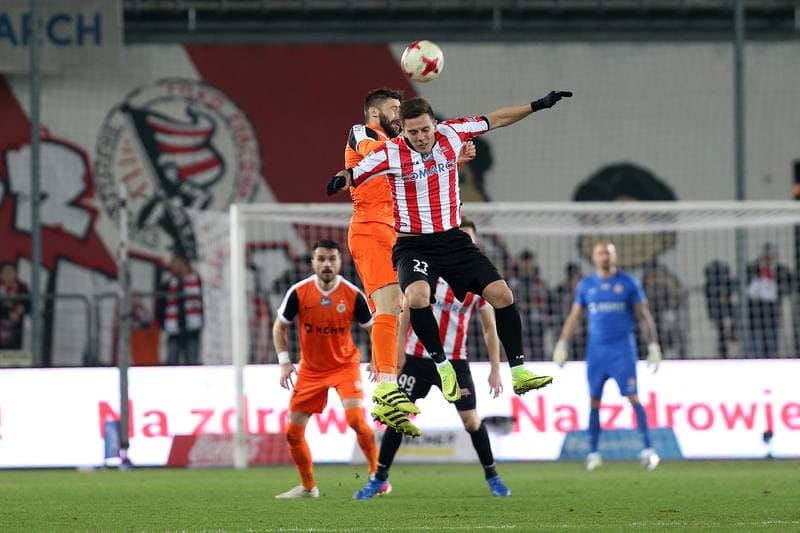 Football. Lotto Ekstraklasa. Cracovia Krakow - Zaglebie Lubin. 13.03.2017