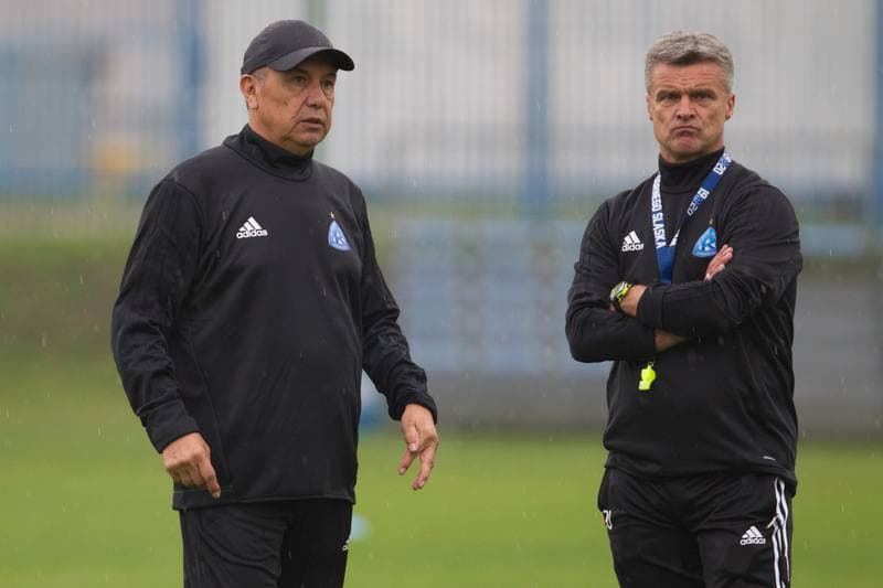 Football. Ruch Chorzow. Training. 11.09.2017