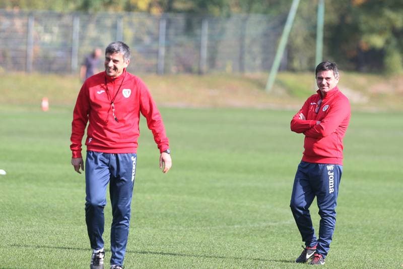 Football. Piast Gliwice. Training. 18.10.2017