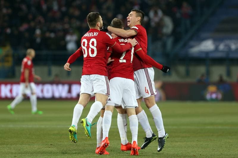 Football. Lotto Ekstraklasa. Wisla Krakow - Cracovia Krakow. 10.12.2016