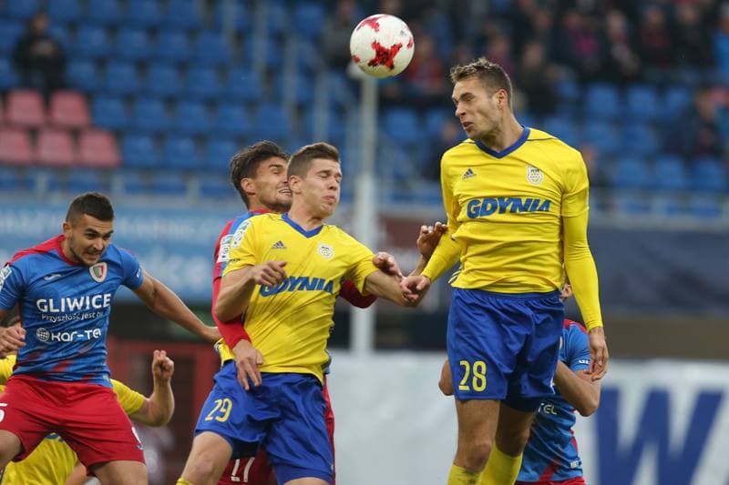 Football. Lotto Ekstraklasa. Piast Gliwice - Arka Gdynia. 22.09.2017