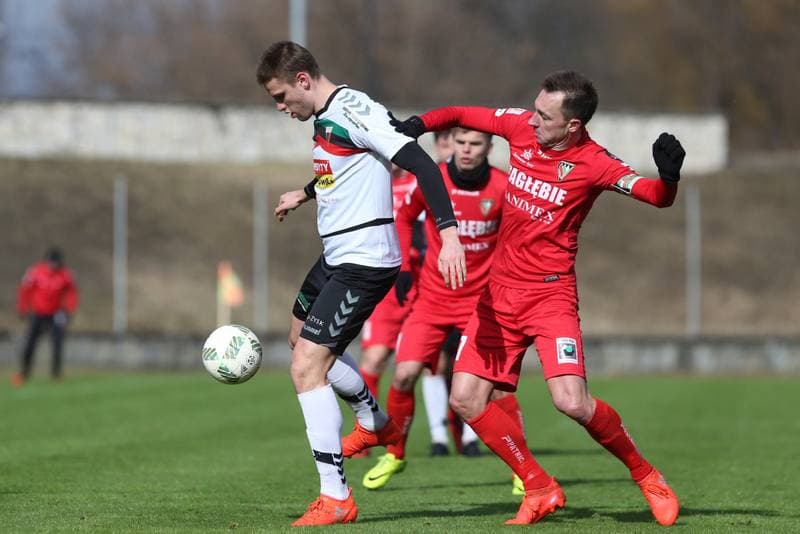 Football. Sparing. Zaglebie Sosnowiec - GKS Tychy. 25.02.2017