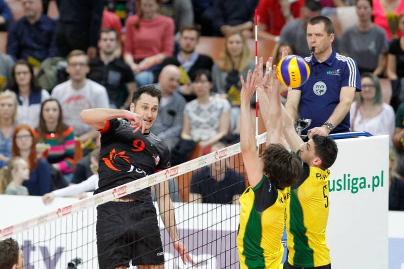 Volleyball. PlusLiga. GKS Katowice - Jastrzebski Wegiel. 28.03.2017