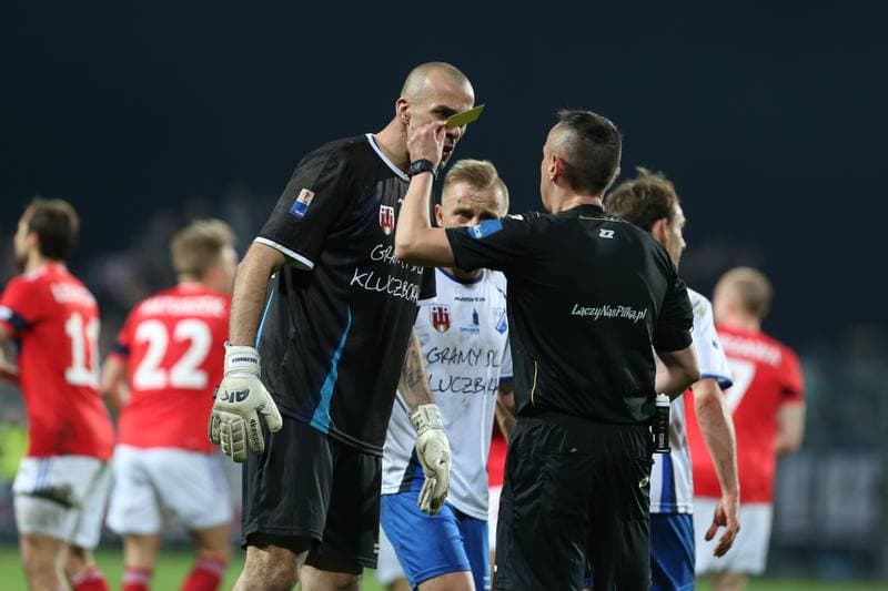 Football. Nice I Liga. MKS Kluczbork - Gornik Zabrze. 01.04.2017