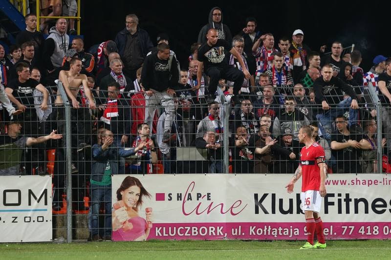 Football. Nice I Liga. MKS Kluczbork - Gornik Zabrze. 01.04.2017