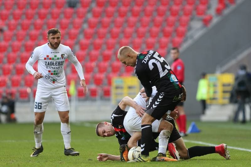 Football. Nice I Liga. GKS Tychy - Zaglebie Sosnowiec. 12.11.2017