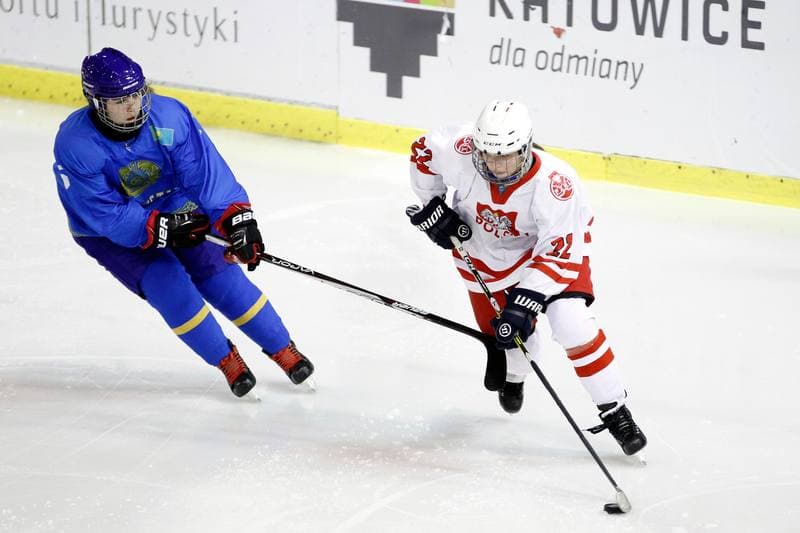 Ice Hockey. U18 Women's World Championship. Kazakhstan - Poland. 09.01.2017
