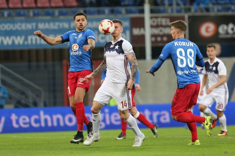 Football. Lotto Ekstraklasa. Piast Gliwice - Wisla Krakow. 04.03.2017