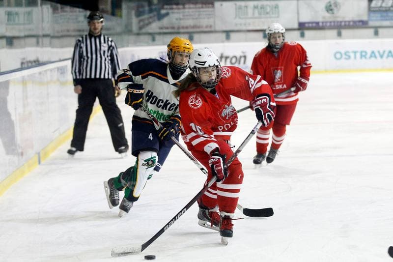 Ice Hockey. Women's Friendly Match. Poland - Ontario. 04.04.2017