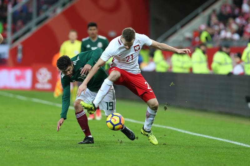 Football. International Friendly. Poland - Mexico. 13.11.2017