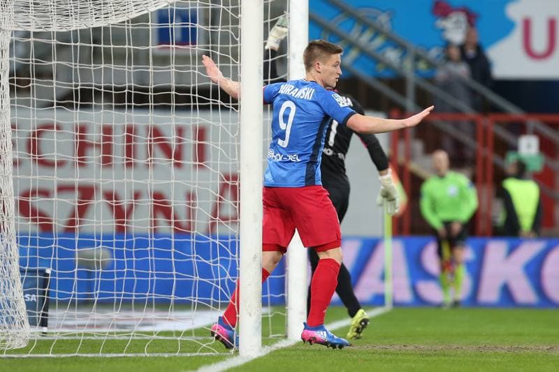 Football. Lotto Ekstraklasa. Piast Gliwice - Wisla Krakow. 04.03.2017