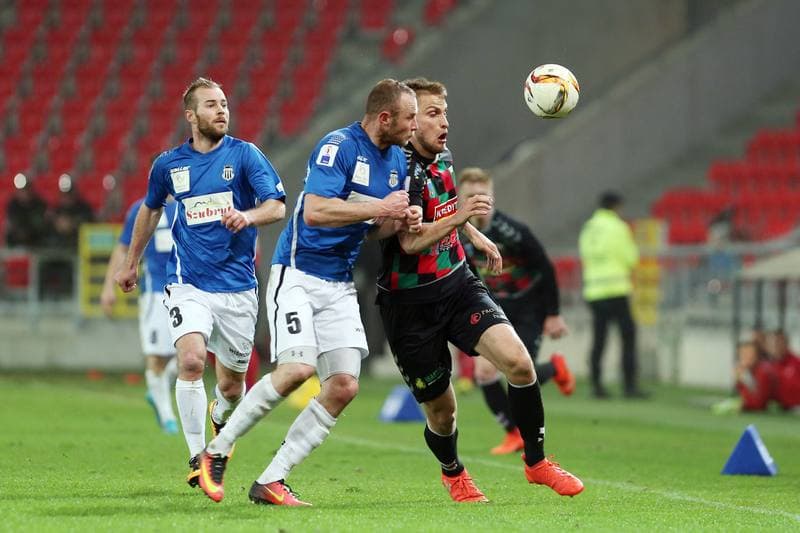 Football. Nice I Liga. GKS Tychy - Sandecja Nowy Sacz. 05.04.2017
