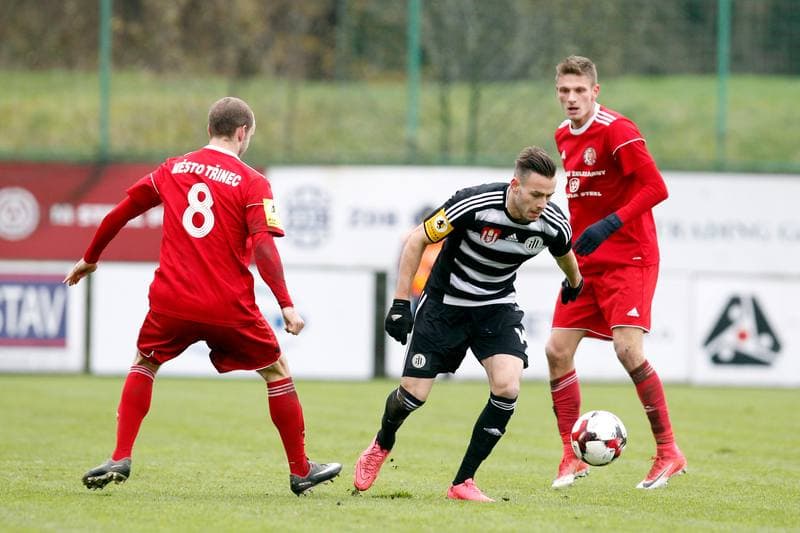 Football. FNL. Fotbal Trinec - Dynamo Ceske Budejovice. 18.11.2017