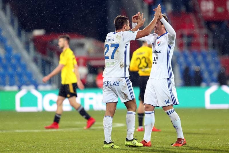 Football. Het Liga. Banik Ostrava - MFK Karvina. 25.11.2017