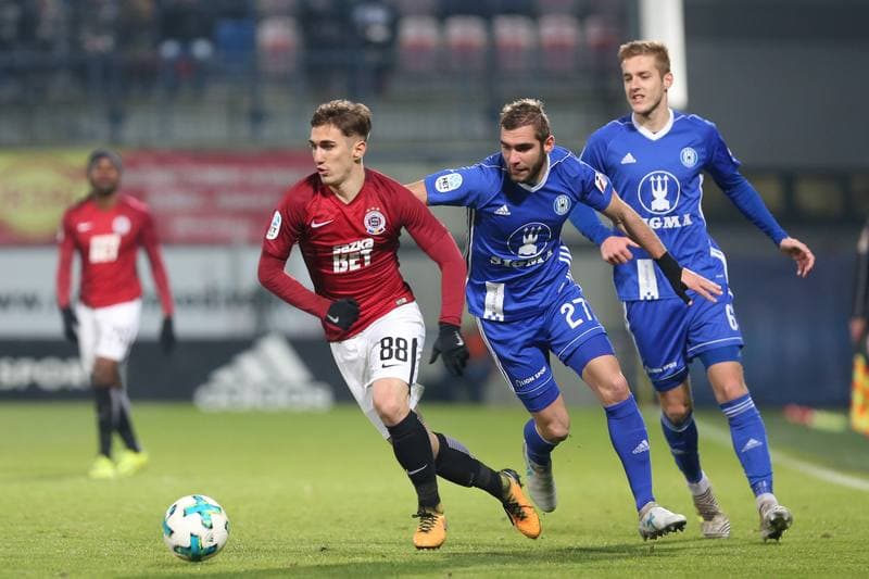 Football. Het Liga. Sigma Olomouc - Sparta Prague. 26.11.2017