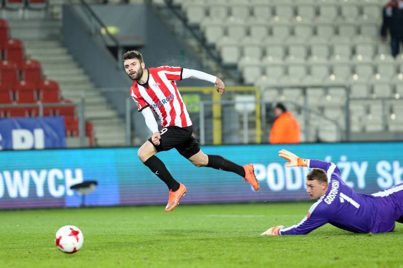 Football. Lotto Ekstraklasa. Cracovia Krakow - Korona Kielce. 04.12.2017