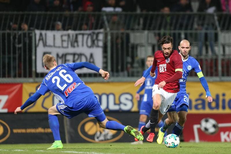 Football. Het Liga. Sigma Olomouc - Sparta Prague. 26.11.2017