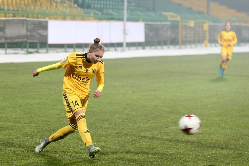 Football. Women's Polish Cup. GKS Katowice - AZS Wroclaw. 29.11.2017