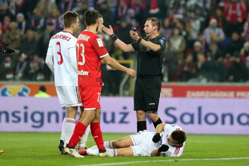 Football. Lotto Ekstraklasa. Gornik Zabrze - Lechia Gdansk. 08.12.2017