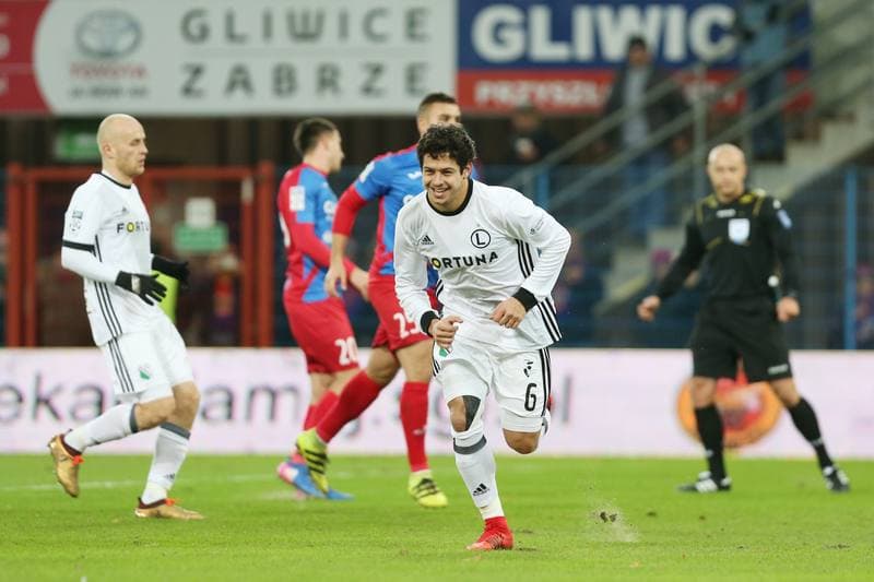 Football. Lotto Ekstraklasa. Piast Gliwice - Legia Warsaw. 12.12.2017
