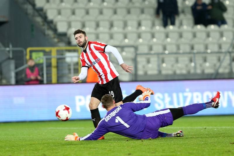 Football. Lotto Ekstraklasa. Cracovia Krakow - Korona Kielce. 04.12.2017