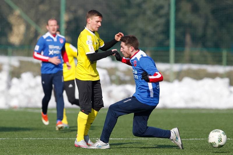 Football. Sparing. GKS Katowice - Rakow Czestochowa. 11.02.2017