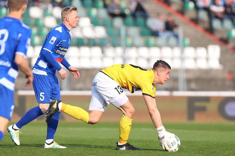 Football. Nice I Liga. Zaglebie Sosnowiec - Podbeskidzie Bielsko-Biala. 15.04.2017