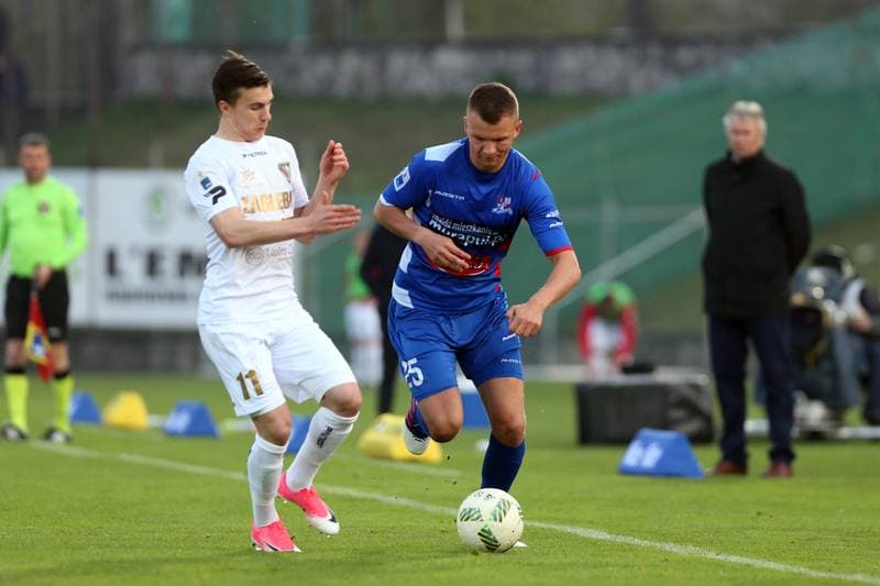 Football. Nice I Liga. Zaglebie Sosnowiec - Podbeskidzie Bielsko-Biala. 15.04.2017