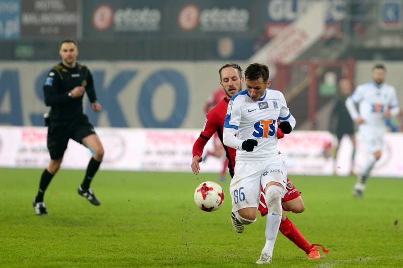 Football. Lotto Ekstraklasa. Piast Gliwice - Lech Poznan. 18.02.2017