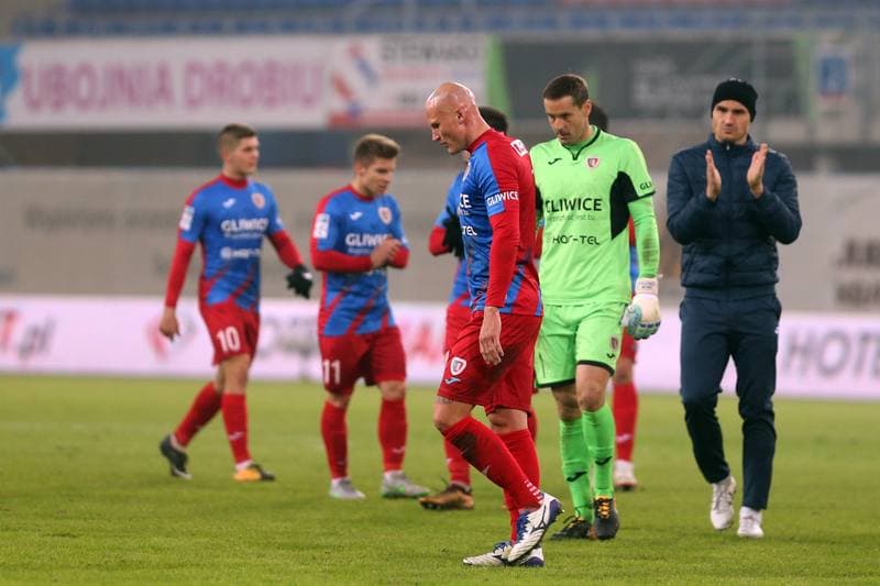 Football. Lotto Ekstraklasa. Piast Gliwice - Jagiellonia Bialystok. 12.02.2018