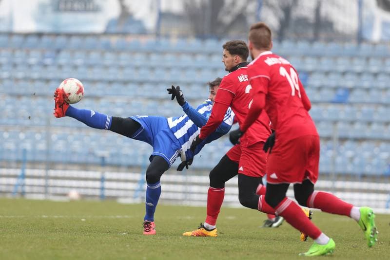 Football. Sparing. Ruch Chorzow - Fotbal Trinec. 23.02.2018
