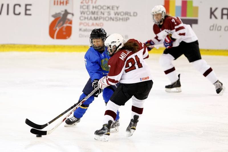 Ice Hockey. Women's World Championship. Latvia - Kazakhstan. 11.04.2017