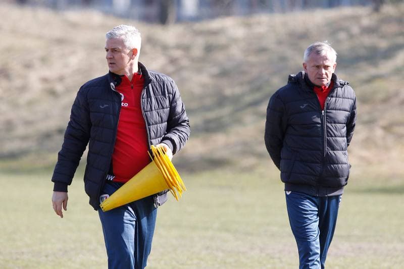 Football. Piast Gliwice. Training. 08.03.2017