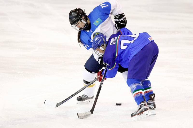 Ice Hockey. Women's World Championship. Kazakhstan - Italy. 14.04.2017