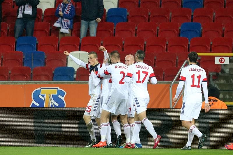 Football. Nice I Liga. Gornik Zabrze - Sandecja Nowy Sacz. 17.03.2017