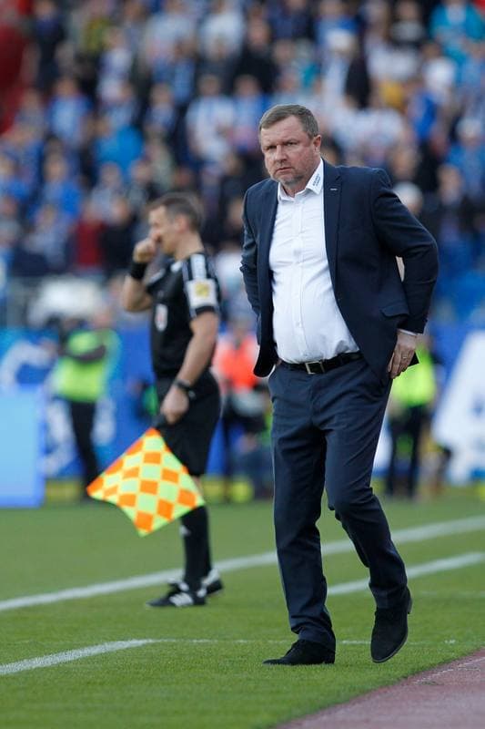 Football. HET Liga. Banik Ostrava - Viktoria Plzen. 04.04.2018