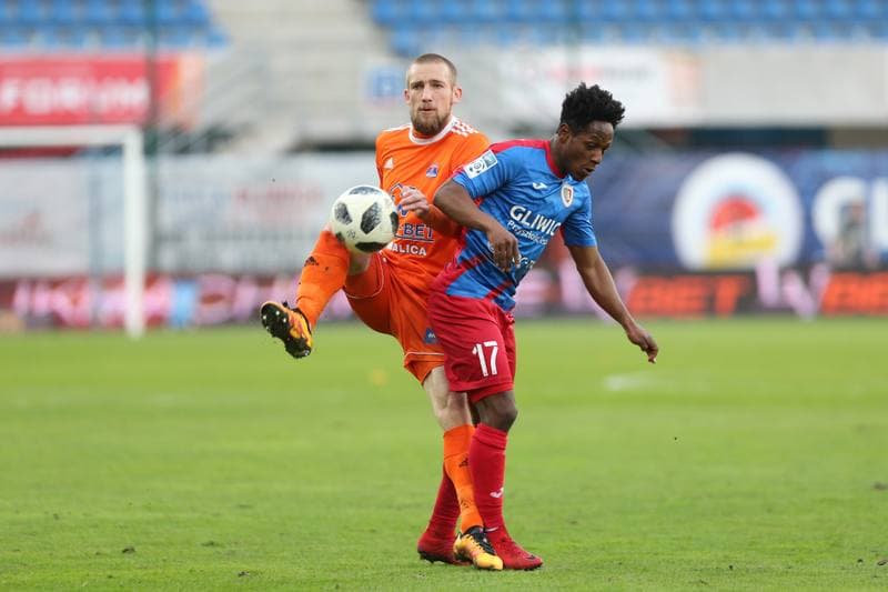 Football. Lotto Ekstraklasa. Piast Gliwice - Bruk-Bet Termalica Nieciecza. 07.04.2018