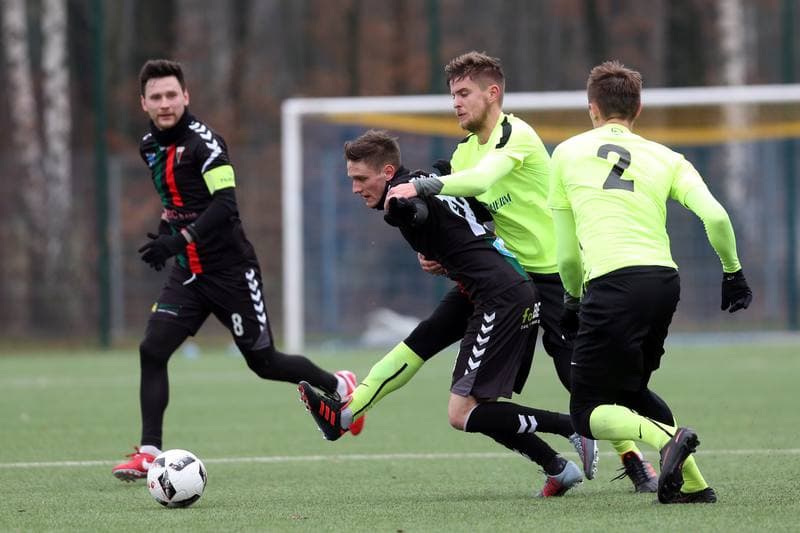 Football. Sparing. GKS Tychy - SFC Opava. 02.02.2018
