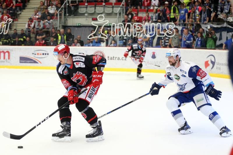 Ice Hockey. Tipsport Extraliga. Ocelari Trinec - Kometa Brno. 14.04.2018