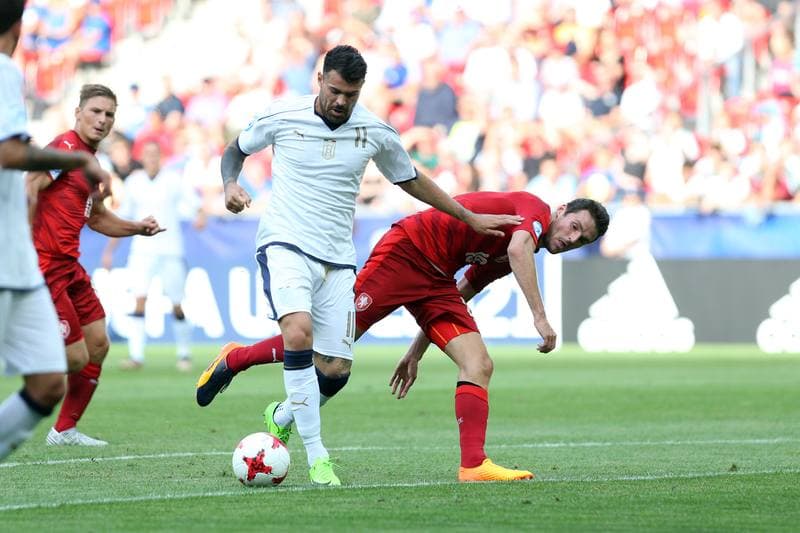 Football. UEFA European U21 Championship. Czech Republic - Italy. 21.06.2017