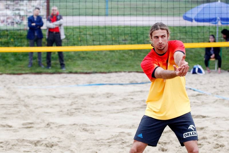 Beach Volleyball. Mariusz Prudel. Training. 06.05.2017
